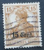 [German Empire Postage Stamps Surcharged, type A4]