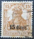 [German Empire Postage Stamps Surcharged, type A4]