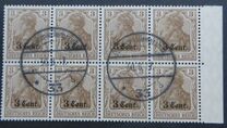[German Empire Postage Stamps Surcharged, Tip A]