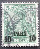 [German Empire Postage Stamps Surcharged - Inscription: "REICHSPOST", Scrivi C]