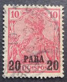 [German Empire Postage Stamps Surcharged - Inscription: "REICHSPOST", Scrivi C1]