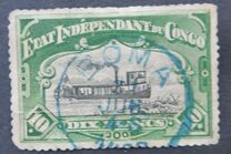 [Pictures from Congo - Inscription: "EETAT INDEPENDENT DU CONGO", प्रकार N]