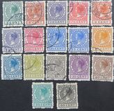 [Queen Wilhelmina - New Values and Colors - Watermarked, type AL14]