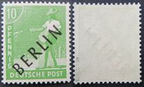 [BERLIN in Black Overprint on "Allied Occupation Zone" Stamps, type A3]