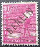 [BERLIN in Black Overprint on "Allied Occupation Zone" Stamps, type A11]