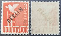 [BERLIN in Black Overprint on "Allied Occupation Zone" Stamps, type A18]