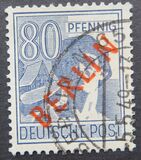 [BERLIN in Red Overprint on "Allied Occupation Zone" Stamps, type B11]