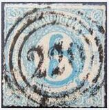 [Colored Print on White paper - Rouletted Perforation, type B14]