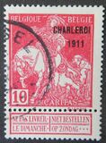 [Overprinted "CHARLEROI 1911", type AP11]