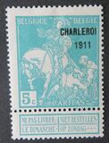 [Overprinted "CHARLEROI 1911", type AP10]