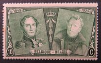 [The 75th Anniversary of the First Belgian Stamp, type BW]