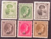 [Grand Duchess Charlotte - Surcharged, type AL]