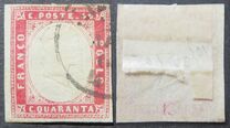 [King Victor Emmanuel II - This Issue Vary Greatly in Colour, Typ D12]