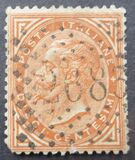 [Serie De La Rue. Cifra o effigie di Vittorio Emanuele II - Filigrana: Corona , Scrivi F]