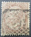 [Serie De La Rue. Cifra o effigie di Vittorio Emanuele II - Filigrana: Corona , Scrivi H]
