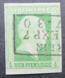 [King Friedrich Wilhelm IV - Hatched Background, Engraved, tip A]