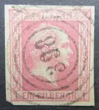 [King Friedrich Wilhelm IV. Smooth Background, Typhographed, प्रकार B]
