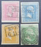 [King Friedrich Wilhelm IV - Hatched Background. Thin White Paper, type A7]