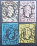 [King Friedrich August II - Colored Paper, type C]