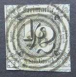 [Value Stamps - Black Print on Colored Paper, type A2]