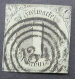 [Value Stamps - Black Print on Colored Paper, type B]