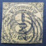 [Value Stamps - Black Print on Colored Paper, type B3]