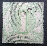[Colored Print on White paper - Rouletted Perforation, type B12]