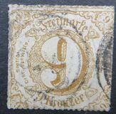 [Colored Print on White paper - Rouletted Perforation, type B15]