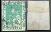 [Lion of Toscany - Printed on White Paper, Different Watermark, type A17]