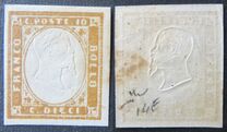 [King Victor Emmanuel II - This Issue Vary Greatly in Colour, Tip D3]