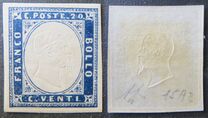 [King Victor Emmanuel II - This Issue Vary Greatly in Colour, type D7]