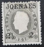 [Newspaper Stamps - Nos. 36, 36A, 38 & 38A Overprinted "JORNAES", Tipe J2]