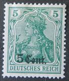 [German Empire Postage Stamps Surcharged, type A1]