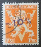 [Inscription: "BELGIE BELGIQUE" - Overprinted -10% or 10%, type LI16]