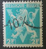 [Inscription: "BELGIQUE BELGIE" - Overprinted -10% or 10%, type LI20]