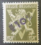 [Inscription: "BELGIE BELGIQUE" - Overprinted -10% or 10%, type LI18]