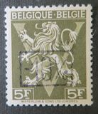 [Inscription: "BELGIQUE BELGIE" - Overprinted -10% or 10%, type LI21]