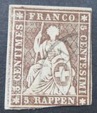 [Helvetia - Berner Print, प्रकार J]
