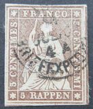 [Helvetia - Berner Print, प्रकार J]