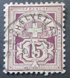 [Helvetia - Cross & Shield - Fiber Paper, typ L7]