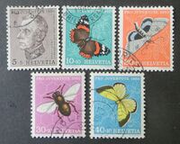 [Pro Juventute - The 100th Anniversary of the Death of Teophill Sprecher - Insects, प्रकार UW]