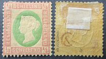 [Queen Victoria - Portrait in White Square, type C]