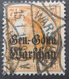 [German Empire Postage Stamps Overprinted "Gen.-Gouv. Warschau", タイプ B3]