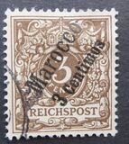[German Empire Postage Stamps Surcharged, type B]