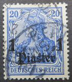 [German Empire Postage Stamps Surcharged - Inscription: "DEUTSCHES REICH" - Watermarked, type E2]