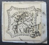 [Coat of Arms- Black Print on Colored Paper, type I]