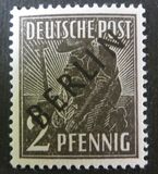 [BERLIN in Black Overprint on "Allied Occupation Zone" Stamps, Tipi A]