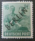 [BERLIN in Black Overprint on "Allied Occupation Zone" Stamps, Tipi A6]
