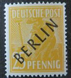[BERLIN in Black Overprint on "Allied Occupation Zone" Stamps, Tipi A9]