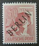 [BERLIN in Black Overprint on "Allied Occupation Zone" Stamps, Tipi A13]